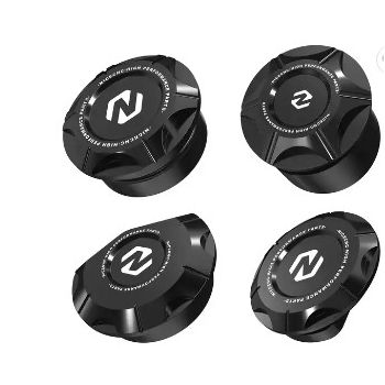 Frame Hole Plugs Black Yamaha YZ250 2016-2023