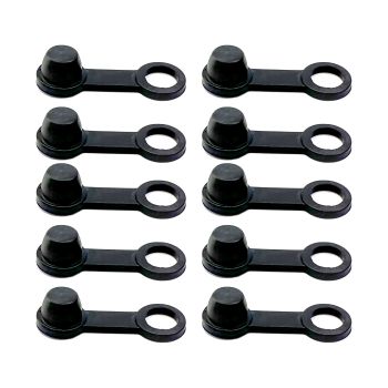 TRADE PACK 10 RUBBER CAPS BLACK, TRADE £0.35 EA. BLEED NIPPLE COVER CAP