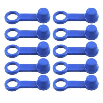 TRADE PACK 10 RUBBER CAPS BLUE, TRADE £0.40 EA. BLEED NIPPLE COVER CAP