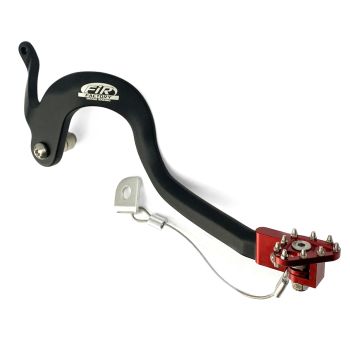 BRAKE PEDAL 14-23 CRF 125 F, FIR, BLACK, RED TIP