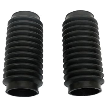 155mm FORK BOOT SET BLACK, 97-1645, TRUIMPH, BSA, KS16-3006