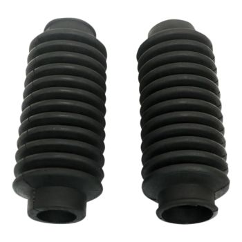 159mm FORK BOOT SET BLACK, 97-1510, TRUIMPH, BSA, KS16-3007