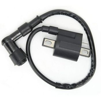 IGNITION COIL & SPARK PLUG CAP YAMAHA PW50 TT125 YFM 250 350 400 450 3KJ-82310-10-00