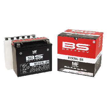 BATTERY YTX20L-BS 12V M.FREE, BS Maintenance Free BTX20L-BS, 300610	BS-BTX20L-BS