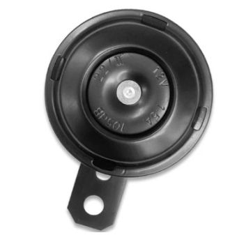 HORN 12V DC SMALL 65mm WATERPROOF BLACK LOUD TONE SOUND 105DB