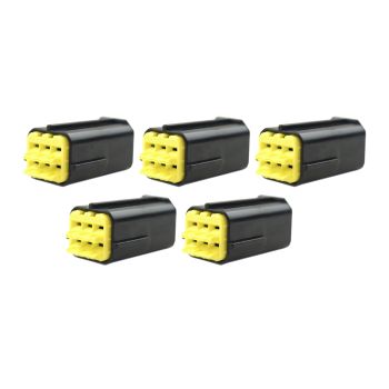 6 PIN MALE CONNECTOR FRA-117, PACK / 3