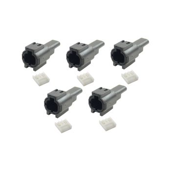 2 PIN FEMALE CONNECTOR FRM-104, PACK / 5