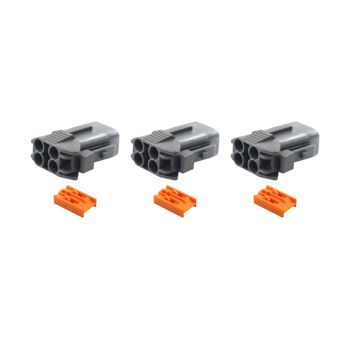 4 PIN FEMALE CONNECTOR FRM-109, PACK / 3