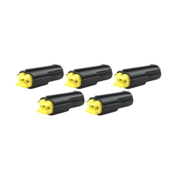 2 PIN MALE CONNECTOR FRA-111, PACK / 5