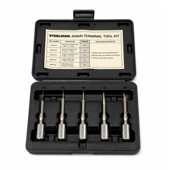 CONNECTOR PIN TOOLS SET/5, K&L 35-9555 ASIAN TERMINAL KIT, KL35-9555