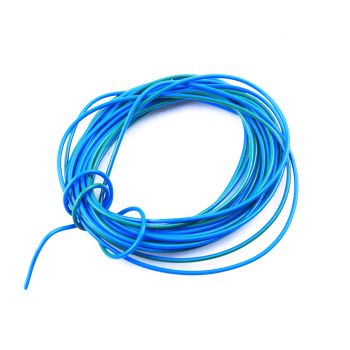 ELECTRICAL WIRE BLUE / GREEN 4 METRE, 0.75mm sq / 14 Amp Capacity.
