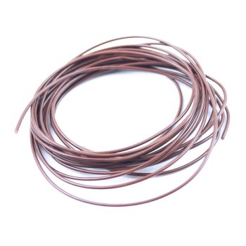 ELECTRICAL WIRE BROWN 4 METRE, 0.75mm sq / 14 Amp Capacity.