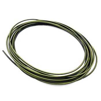 ELECTRICAL WIRE BLACK / YELL 4 METRE, 0.75mm sq / 14 Amp Capacity.
