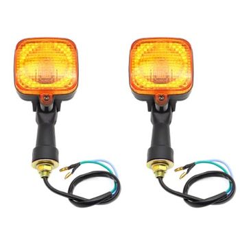 2pcs TURN SIGNALS LIGHTS INDICATOR LAMPS 1983-1984 HONDA XL200R 33600-KB1-406