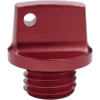 OIL FILLER PLUG ALLOY M20x2.5, HONDA YAMAHA KAWASAK SUZUKI RED 3Y1-15363-10-00