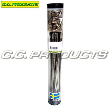 SPOKE SET 18"x36 HONDA CR 125 250 480 1982, CROSS CENTER 50-0385