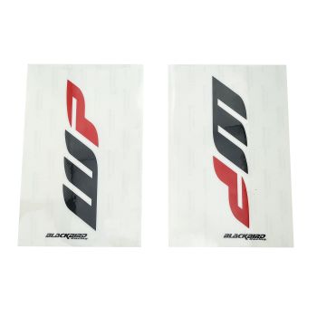 WP FORK DECAL CLEAR,WHITE,BLACK AND RED, BLACKBIRD 5045W1