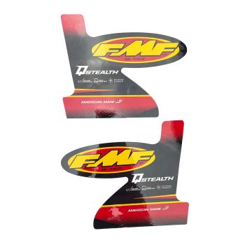 END OF LINE Q Stealth 2-Part Exhaust Wrap Logo Decal - FMF 012692