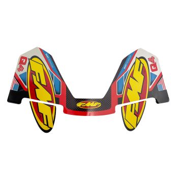 Q4 Hex Exhaust Silencer Aluminum Wrap Decal - FMF 014843