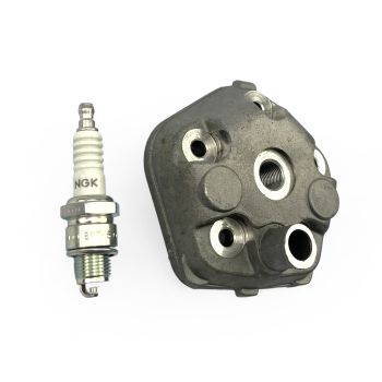 CYLINDER HEAD KIT 39.5mm KTM 50 SX PRO JUNIOR & SENIOR INCLUDES SPARK PLUG