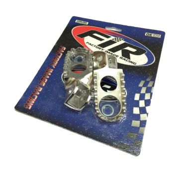FOOT PEGS STAINLESS STEEL CR, HONDA 88-94 CR125/250/500, 60-209.SS