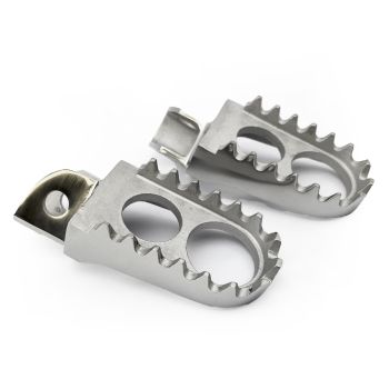 FOOT PEGS STAINLESS STEEL YZ, YAMAHA 87-96 YZ125 YZ250, WR 3SP-27411-00-00, 3LD-27411-10-00, 3SP-27411-00-00, 3LD-27411-10-00
