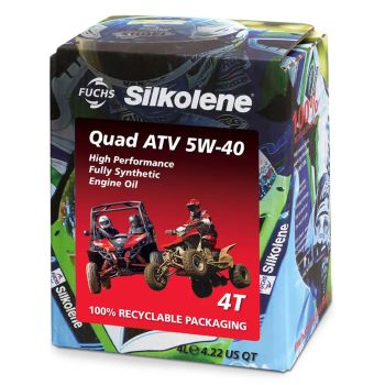 4LT QUAD ATV 5/40wt SILKOLENE CUBE, 601451904, 602013781