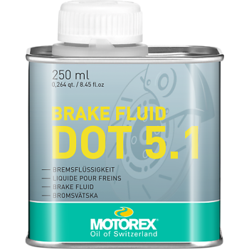250ml DOT 5.1 BRAKE FLUID, MOTOREX 7300237, BOX = 12