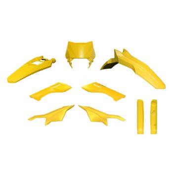 PLASTIC KIT 6PCS SURRON ULTRA BEE 23-24, RMZ YELLOW, RTECH R-KITSUR-GI0-624