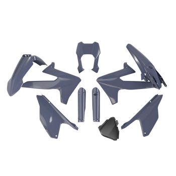 GREY PLASTIC KIT TRIUMPH TF 250-E/450-E, R-TECH R-KITTRI-GR0-026