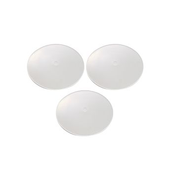 CEMOTO OVAL PLATE WHITE PACK-3, C.2052, FM2052 WHITE
