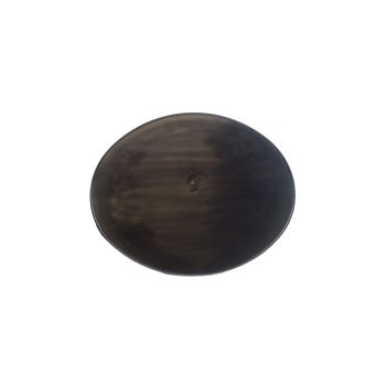 OVAL PLATE BLACK