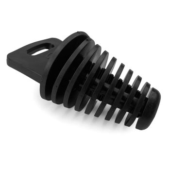 EXHAUST PLUG 34-62mm BLACK EHB009L-BLACK