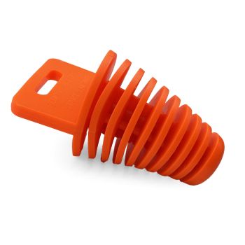 EXHAUST PLUG 34-62mm ORANGE EHB009L-ORANGE