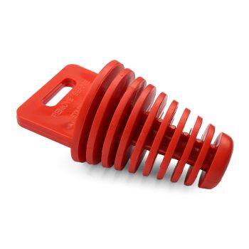 EXHAUST PLUG 34-62mm RED EHB009L-RED