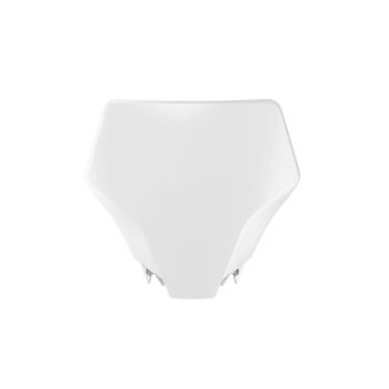 FRONT NUMBER PLATE GASGAS MC 65 2024-2025 R-TECH WHITE R-TBGASBN0065