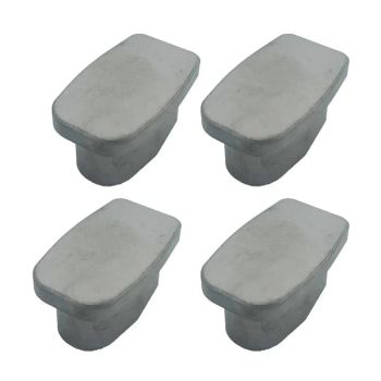 AGM WELD ON JACK POINTS PACK OF 4