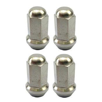 TITANIUM GR5 LUG NUT M10X1.25, BEVELED NUT / PACK OF 4 / QUAD TRAILER