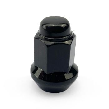 LUG NUT 3/8" BEVELED BLACK, LUG3BA