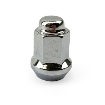 LUG NUT 3/8" BEVELED CHROME, LUG3CA