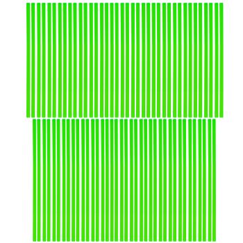 SPOKE SKIN SET 8.5" & 7.5" GRE, SS-101, 76 PCS, GREEN
