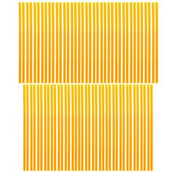 SPOKE SKIN SET 8.5" & 7.5" ORA, SS-101, 76 PCS, NEON ORANGE