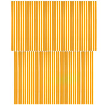 SPOKE SKIN SET 8.5" & 7.5" ORA, SS-101, 76 PCS, ORANGE