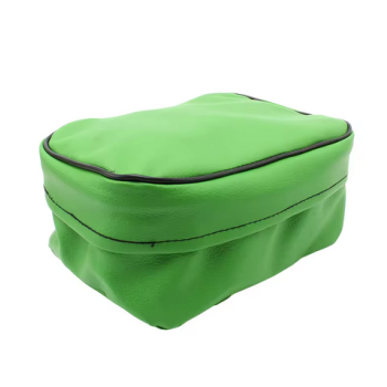 REAR FENDER TOOL BAG GREEN LEATHER WATERPROOF