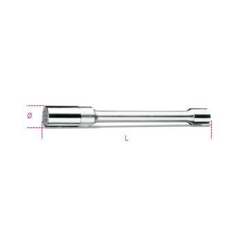 1/2" Square Drive Spark Plug Socket Bi-Hex Long Series 14mm - Beta Tools 956L 14