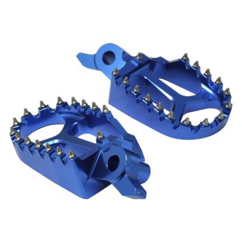 FOOT PEGS ALUMINIUM BLUE YZF/WRF YAMAHA