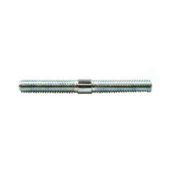 M6 x 55mm STEEL ENGINE STUD ZINC PLATED
