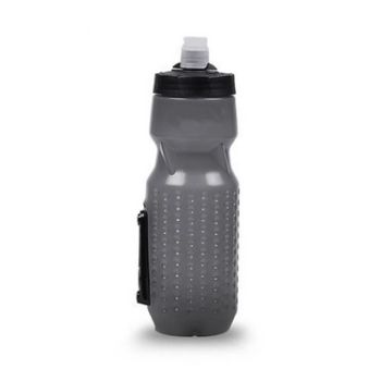 Magnetic Cycling Water Bottle Holder Cage 710ml - Grey - Fidlock Style Connection