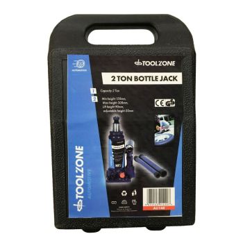 BOTTLE JACK 2 TON min height 160mm max height 308mm - TOOLZONE KDPAU148