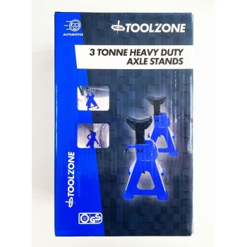 AXLE STANDS 3 TON 1 PAIR - TOOLZONE KDPAU159